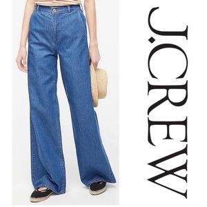 J.Crew High-Rise Drapey Trouser Jean Style #AY973 Sold Out Size 27